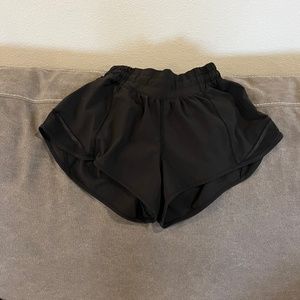 Black lululemon shorts